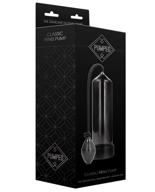 Shots America Shots Pumped Classic Penis Pump Black Penis Toys