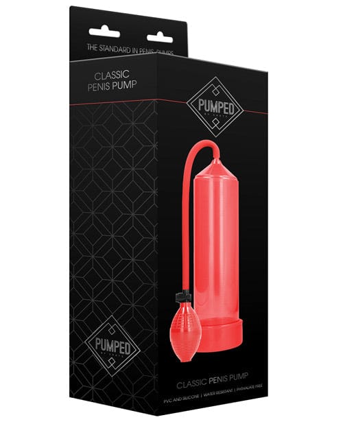 Shots America Shots Pumped Classic Penis Pump RED Penis Toys