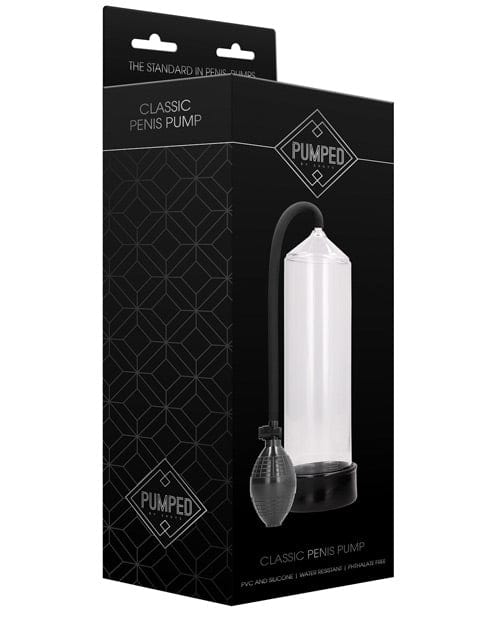 Shots America Shots Pumped Classic Penis Pump Transparent Penis Toys