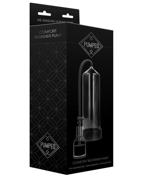 Shots America Shots Pumped Comfort Beginner Pump Black Penis Toys