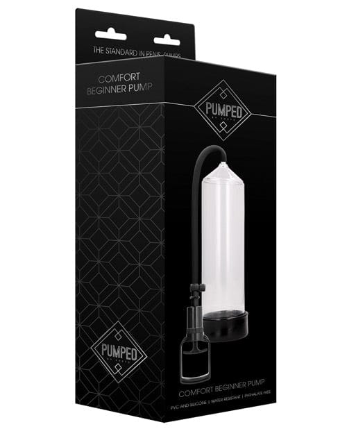 Shots America Shots Pumped Comfort Beginner Pump Transparent Penis Toys