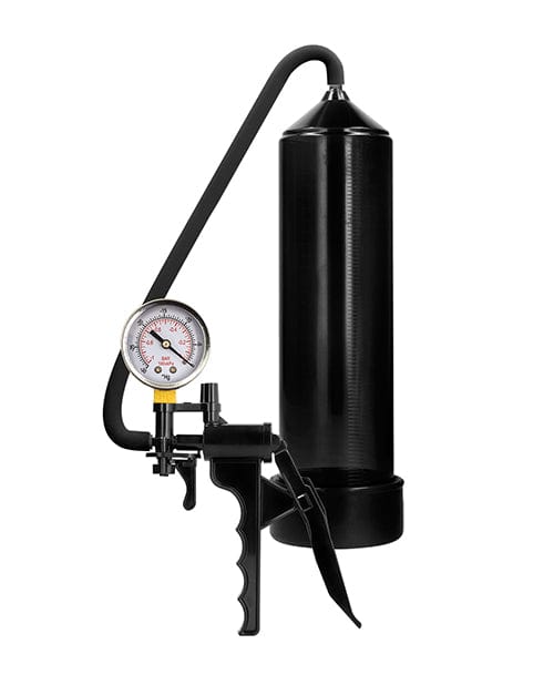 Shots America Shots Pumped Elite Beginner Pump with Psi Gauge - Black Penis Toys
