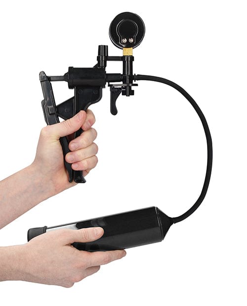 Shots America Shots Pumped Elite Beginner Pump with Psi Gauge - Black Penis Toys
