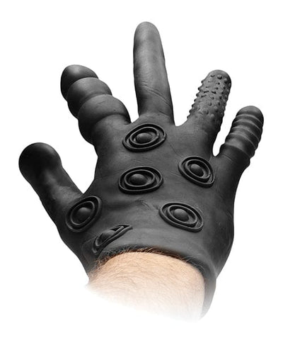 Shots America Shots FISTIT Silicone Stimulation Glove - Black Vibrators
