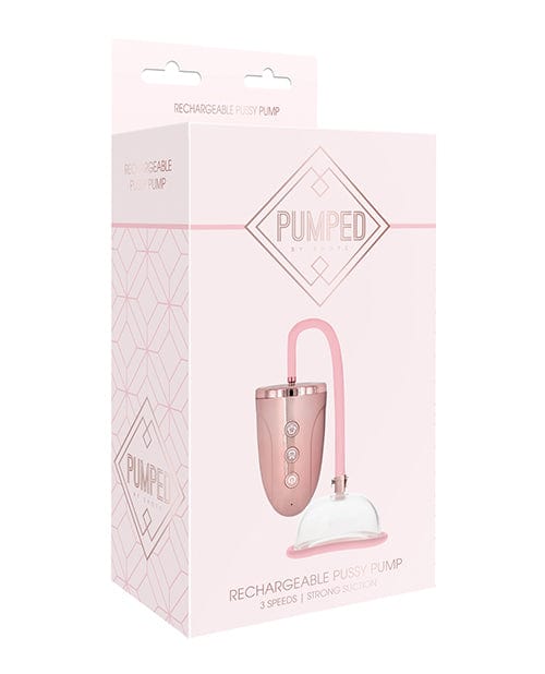 Shots America Shots Pumped Automatic Rechargeable Pussy Pump Set - Rose Gold Vibrators