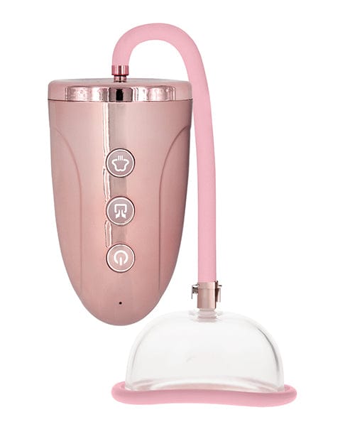 Shots Pumped Automatic Rechargeable Pussy Pump Set - Rose Gold by Shots America | Vibrators | OrchidToys.com Shots Pumped Automatic Rechargeable Pussy Pump Set - Rose Gold by Shots America | Vibrators | OrchidToys.com