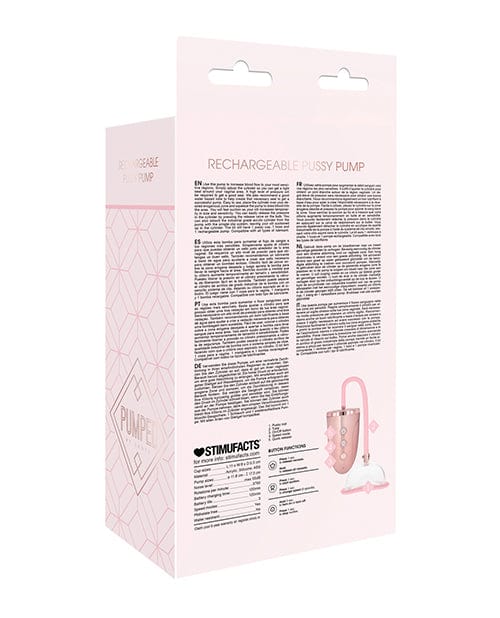 Shots America Shots Pumped Automatic Rechargeable Pussy Pump Set - Rose Gold Vibrators