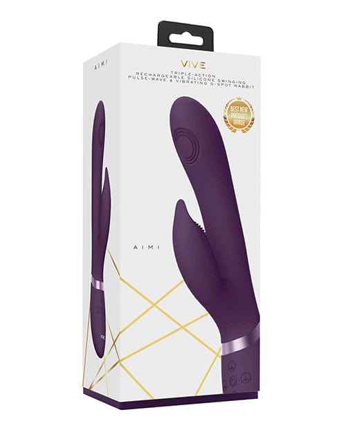 Shots America Shots Vive Aimi Pulse G-Spot Rabbit- Purple Vibrators