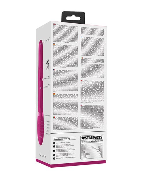 Shots America Shots Vive Izara Rotating Beads Rabbit - Pink Vibrators
