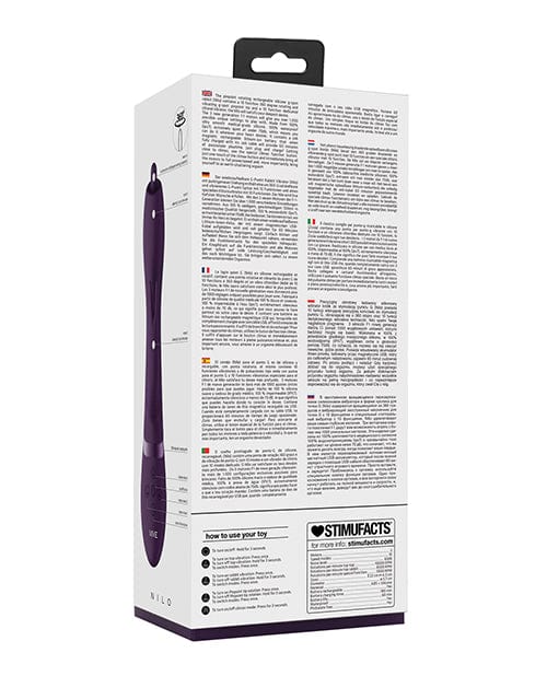 Shots America Shots Vive Nilo Pinpoint Rotating G-Spot Rabbit - Purple Vibrators