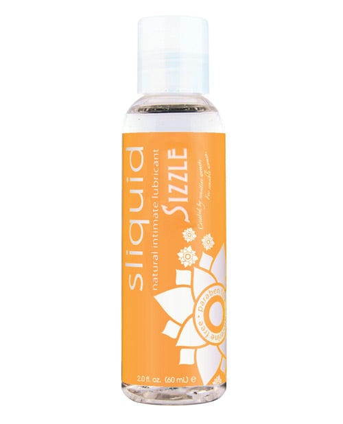 Sliquid Sliquid Naturals Sizzle Lubricant - 2 oz. Lubes