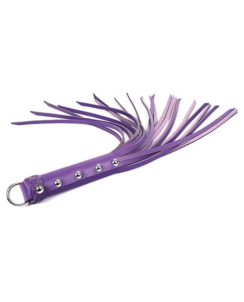 Spartacus Spartacus 20" Strap Whip - Purple Kink &amp; BDSM