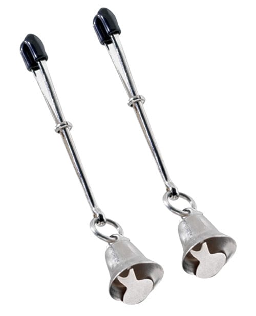 Spartacus Spartacus Adjustable Tweezer Nipple Clamps with Bells Kink &amp; BDSM
