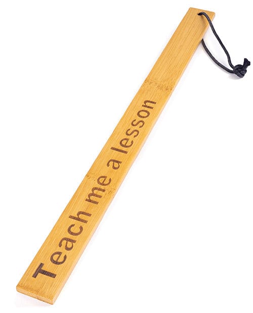 Spartacus Spartacus Bamboo Paddle - Teach Me A Lesson Kink &amp; BDSM