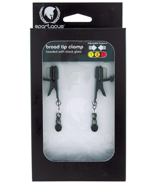 Spartacus Spartacus Black Beaded Nipple Clamps Kink &amp; BDSM