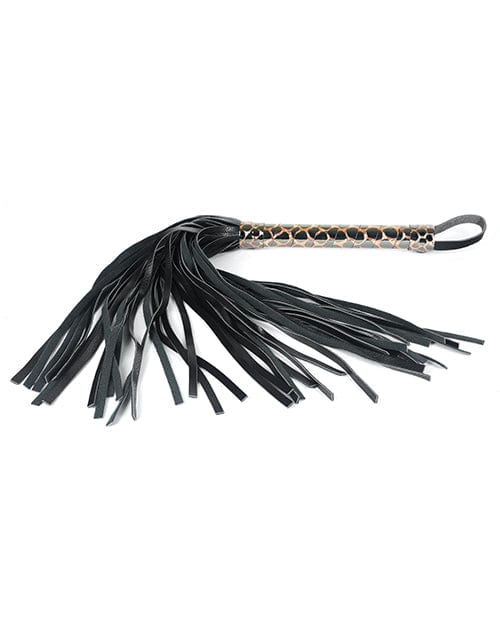 Spartacus Spartacus Faux Leather Flogger Gold Kink &amp; BDSM