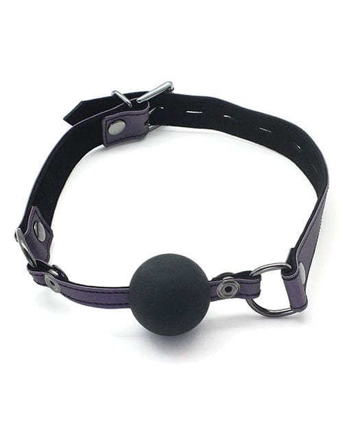 Spartacus Spartacus Galaxy Legend Silicone Ball Gag - Purple Kink & BDSM