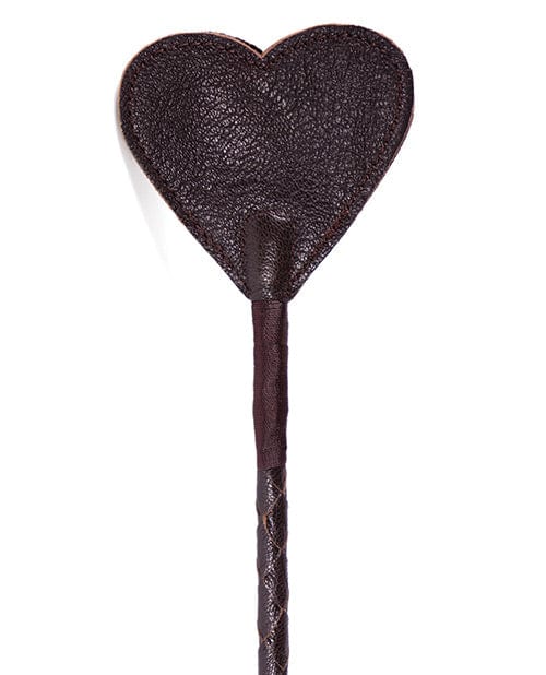Spartacus Spartacus Heart Crop - Brown Leather Kink &amp; BDSM