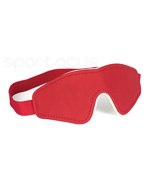 Spartacus Spartacus Pu Blindfold with Plush Lining Red Kink &amp; BDSM