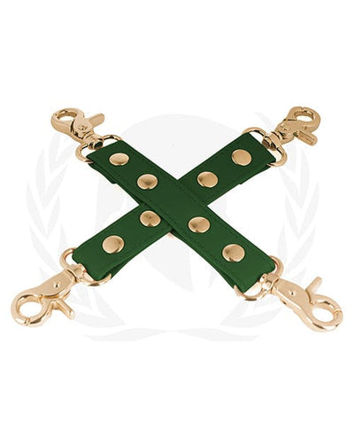 Spartacus Spartacus Pu Hog Tie with Gold Hardware Green Kink & BDSM