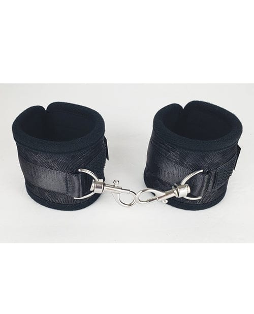 Spartacus Spartacus Wrist Restraints - Neoprene Black Kink &amp; BDSM