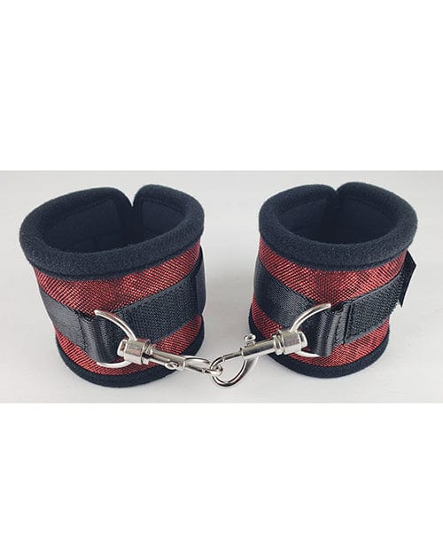 Spartacus Spartacus Wrist Restraints - Neoprene Red Kink &amp; BDSM
