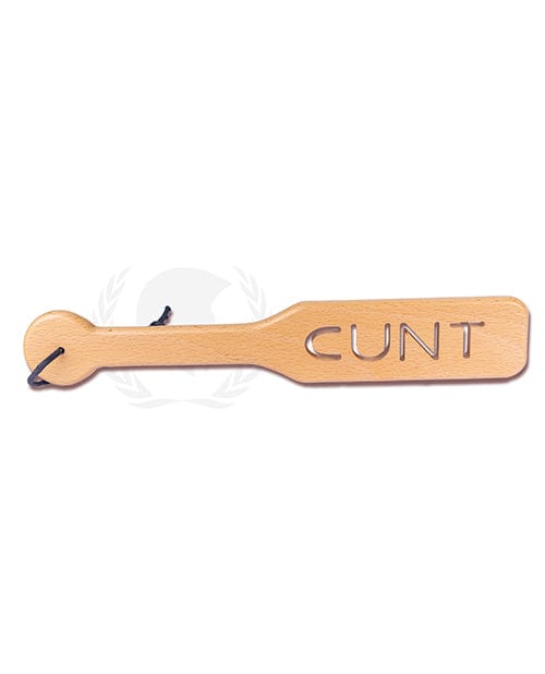Spartacus Spartacus Zelkova Wood Paddle - 32 cm CUNT Kink &amp; BDSM