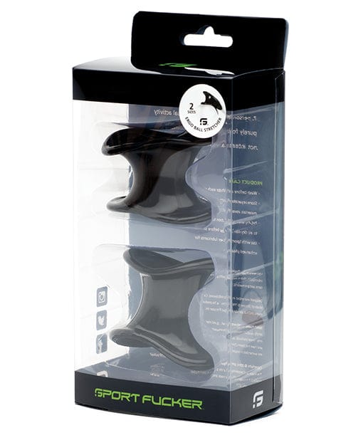 Sport Fucker Sport Fucker Ergonomic Ball Stretcher Kit Black Penis Toys