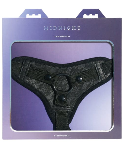 Sportsheets International Sincerely Lace Strap-on - Black Dildos