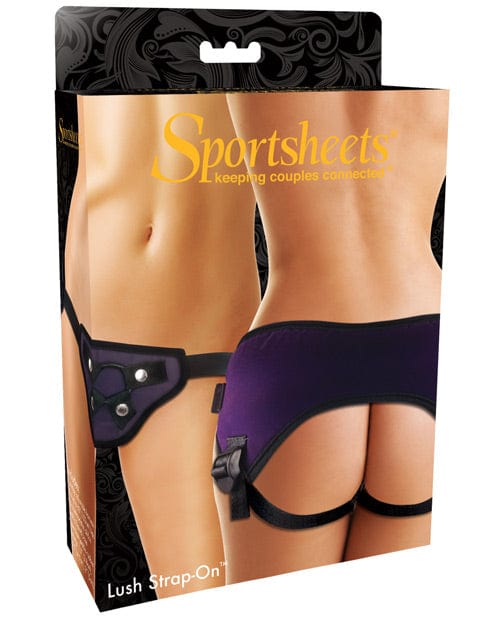 Sportsheets International Sportsheets Lush Strap On Harness - Purple Dildos