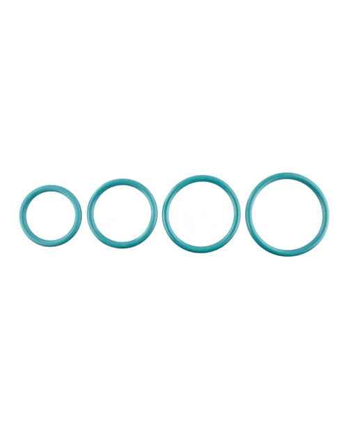 Sportsheets International Sportsheets O Ring 4 Pack - Emerald Dildos