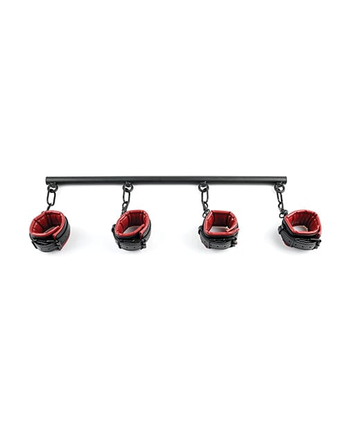 Saffron Spreader Bar & Cuff Set - Red-Black