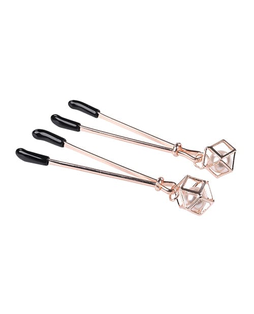 Sportsheets International Sex &amp; Mischief Brat Pearl Nipple Clips Kink &amp; BDSM