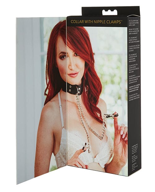 Sex & Mischief Nipple Clamps with Collar
