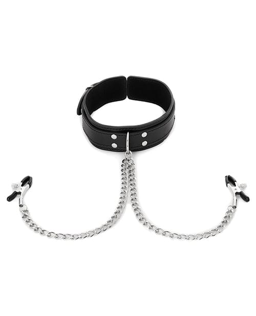 Sportsheets International Sex &amp; Mischief Nipple Clamps with Collar Kink &amp; BDSM