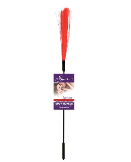 Sportsheets International Sex &amp; Mischief Rubber Tickler Red Kink &amp; BDSM