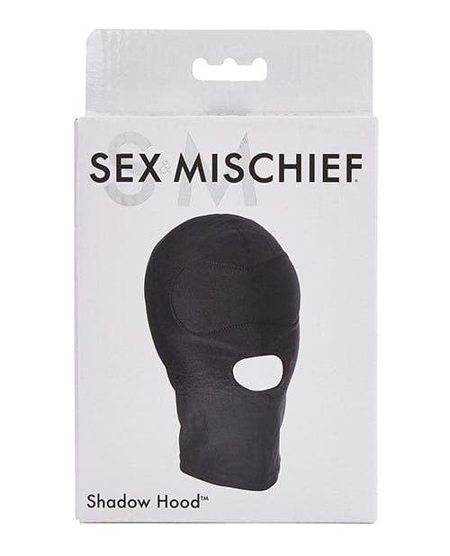 Sportsheets International Sex & Mischief Shadow Hood - Black Kink & BDSM