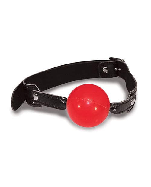 Sportsheets International Sex &amp; Mischief Solid Red Ball Gag Kink &amp; BDSM