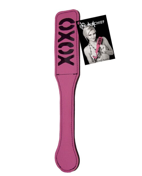 Sportsheets International Sex &amp; Mischief XOXO Paddle - Pink Kink &amp; BDSM