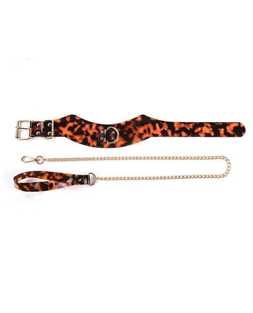 Sportsheets International Sincerely Amber Collar &amp; Leash Kink &amp; BDSM