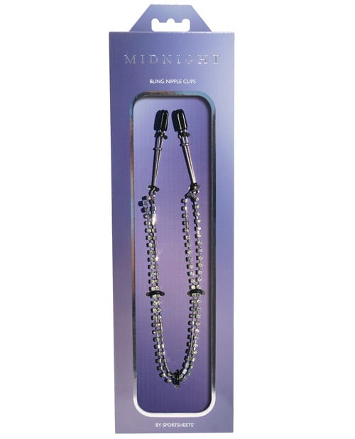Sportsheets International Sincerely Bling Nipple Clips Kink &amp; BDSM