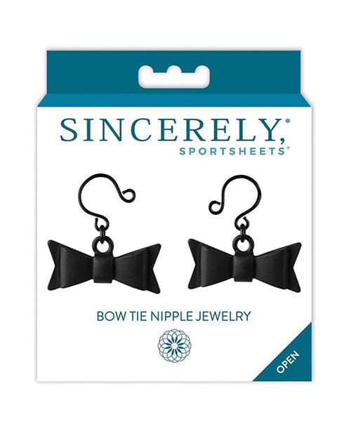 Sportsheets International Sincerely Bow Tie Nipple Jewelry Kink &amp; BDSM