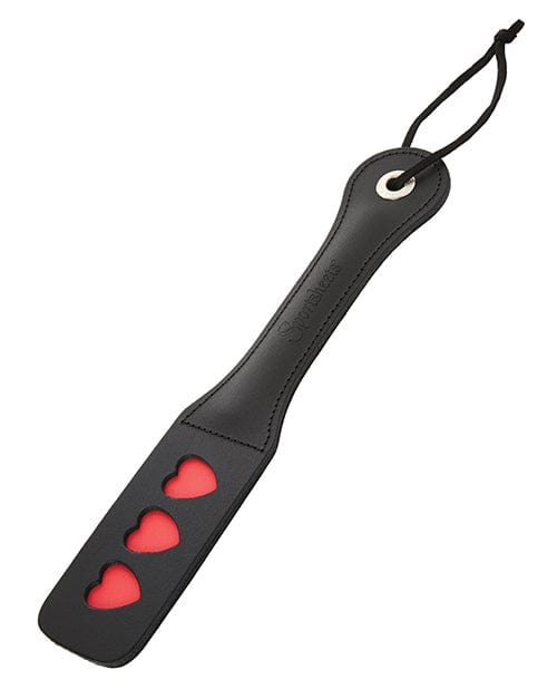 Sportsheets International Sportsheets 12" Leather Heart Impression Paddle Kink &amp; BDSM