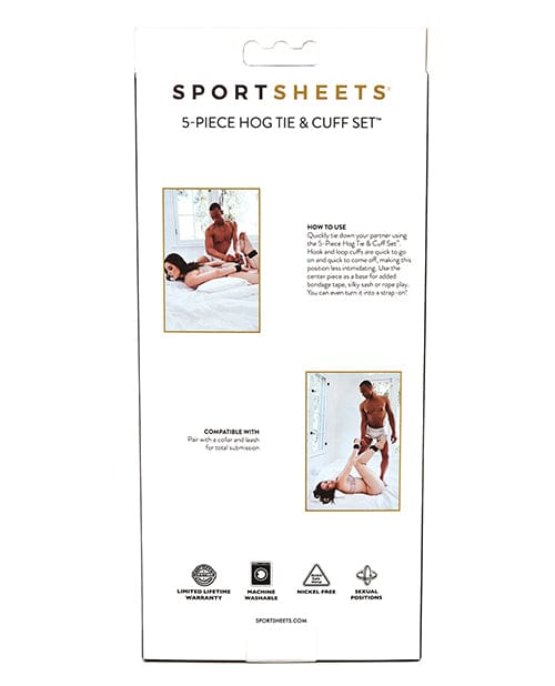 Sportsheets International Sportsheets Five Piece Hog Tie &amp; Cuff Set Kink &amp; BDSM