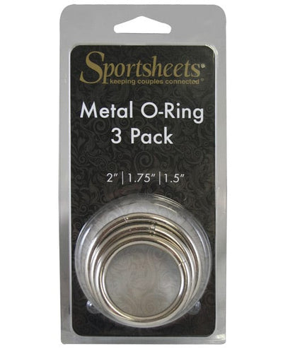 Sportsheets International Sportsheets Metal O Ring - Pack Of 3 Penis Toys