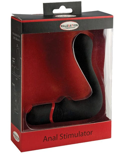 St Rubber Malesation Anal Stimulator - Black Anal Toys