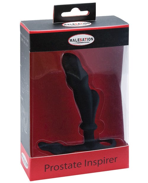 St Rubber Malesation Prostate Inspirer - Black Anal Toys