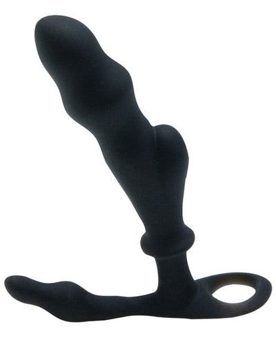 St Rubber Malesation Prostate Inspirer - Black Anal Toys
