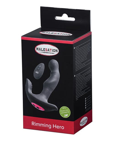 St Rubber Malesation Rimming Hero - Black Anal Toys