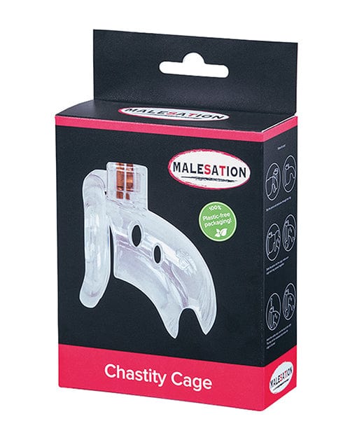 St Rubber Malesation Chastity Cage Clear Kink &amp; BDSM